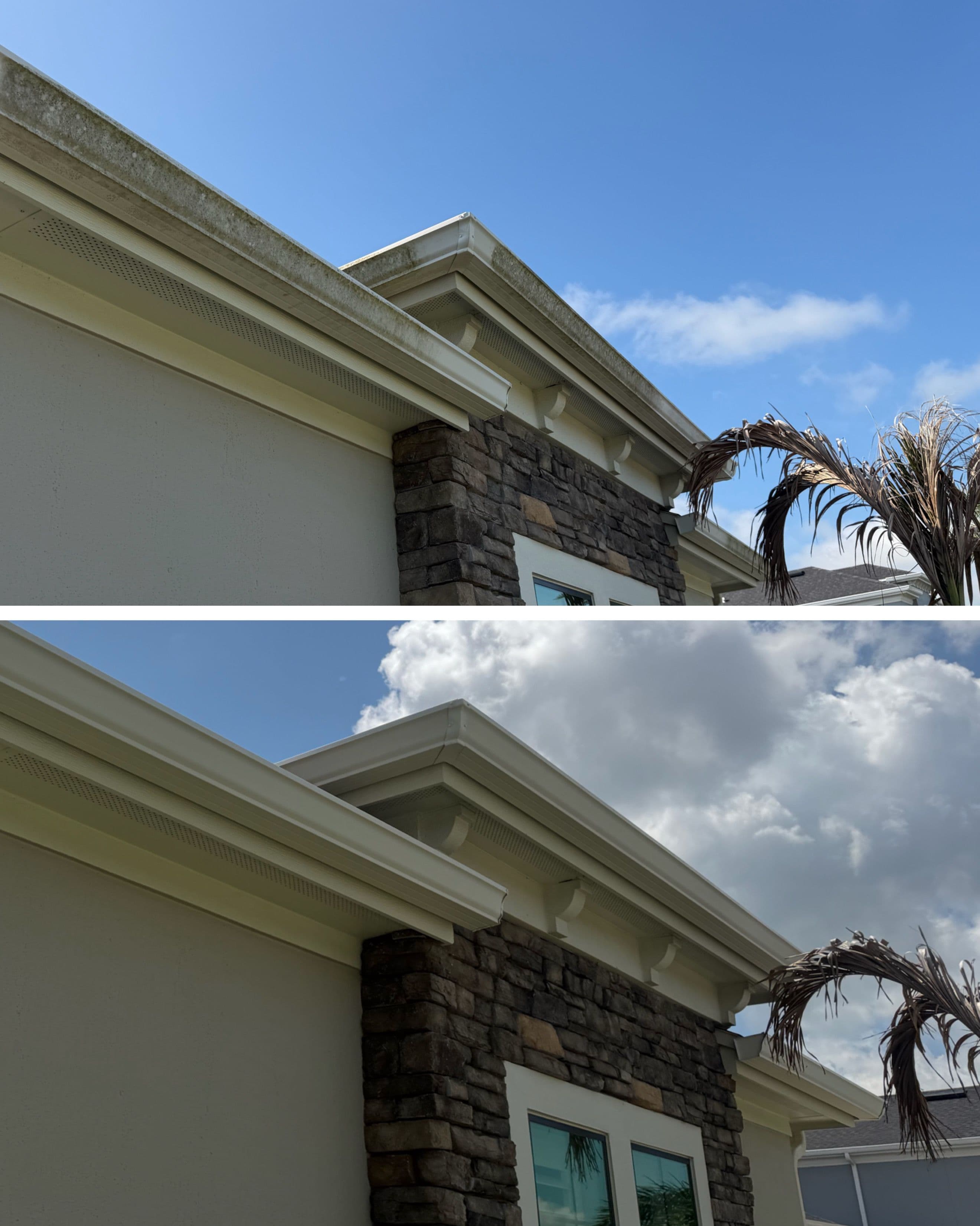 Project House Wash and Gutter Brightening in Viera FL image