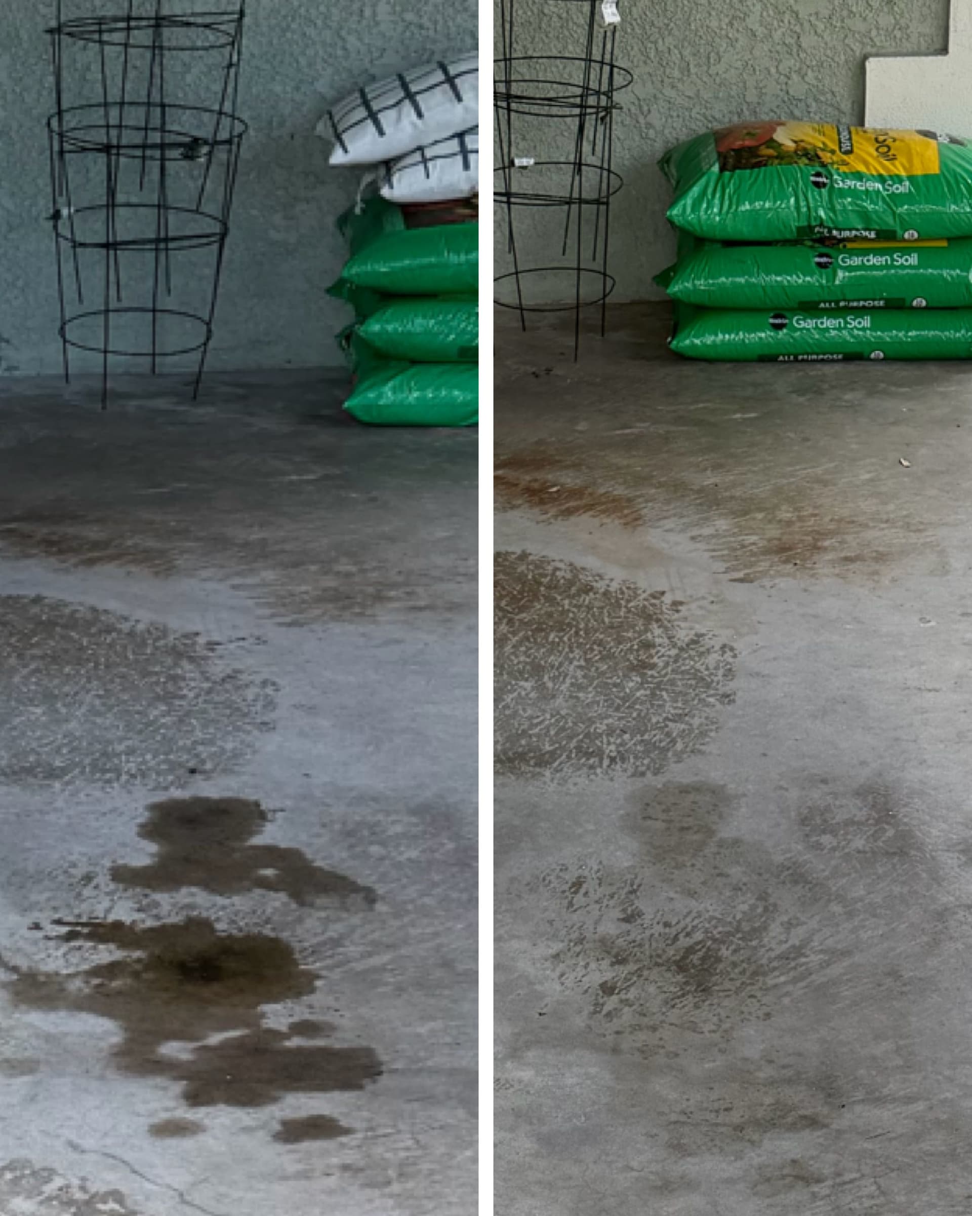 Oil Stain Treatment on Concrete in Orlando image