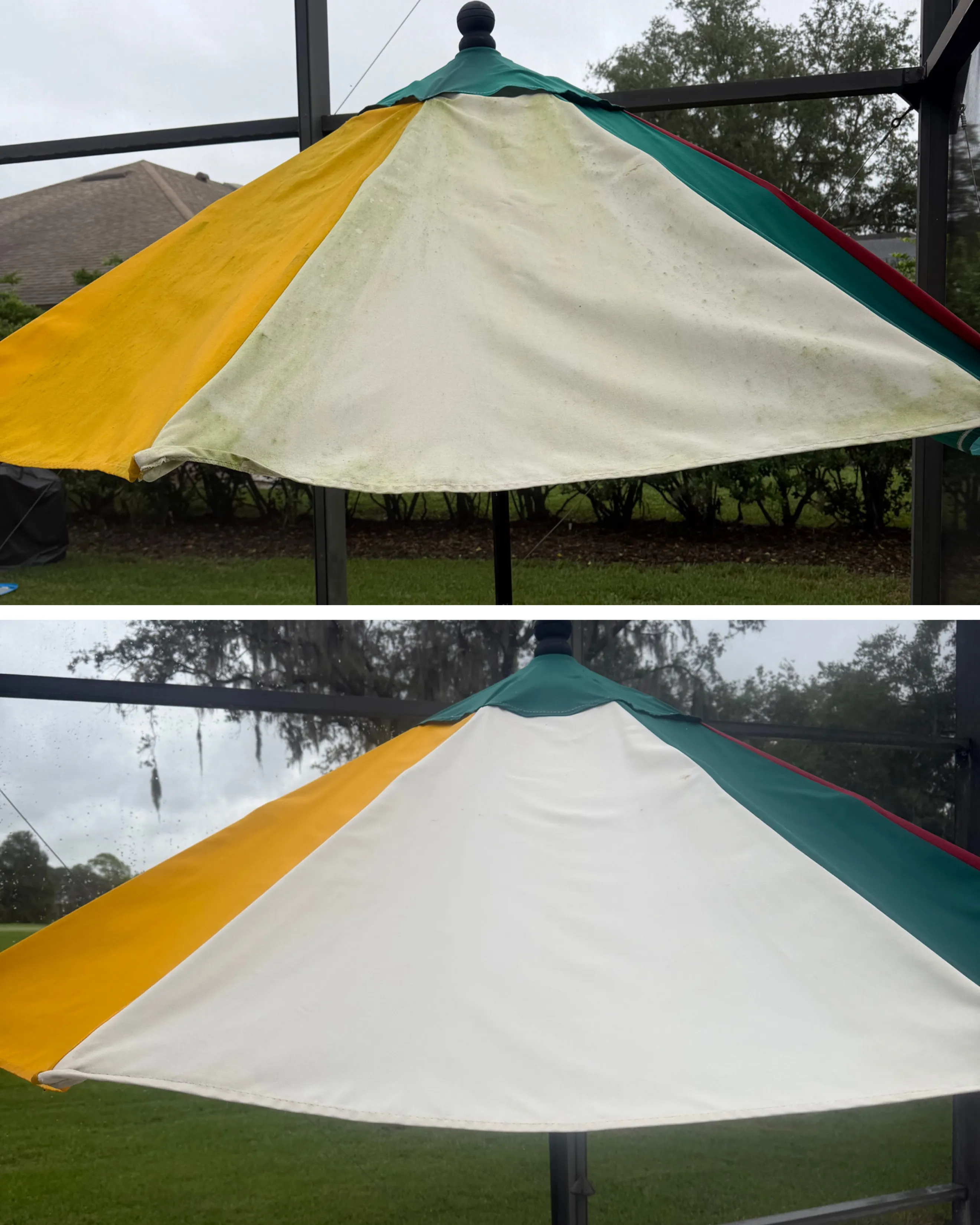 Project Patio Umbrella Cleaning Brings Color Back in Bay Hill image