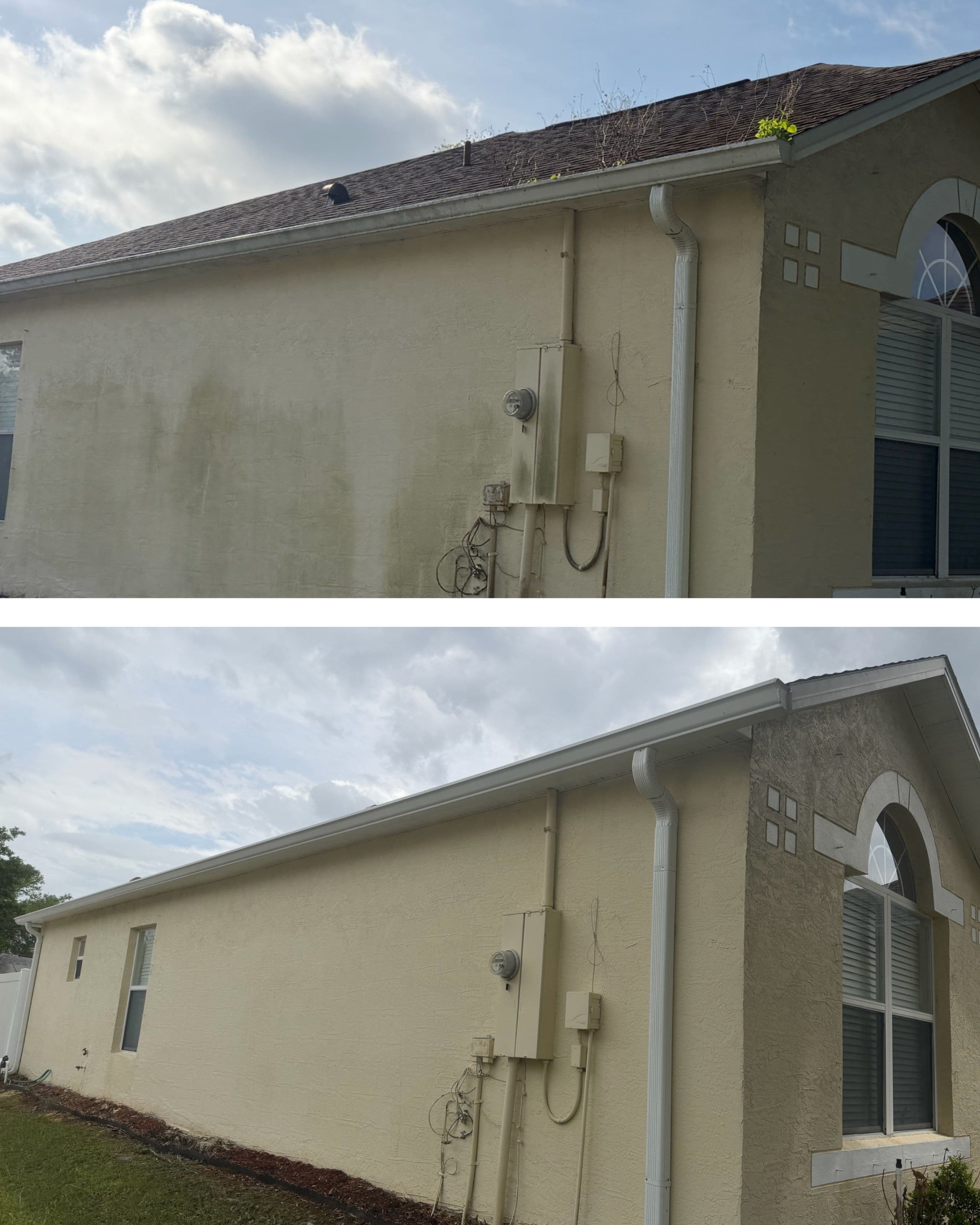 Project Grimy Walls and Clogged Gutters Cleaned Up in Orlando image