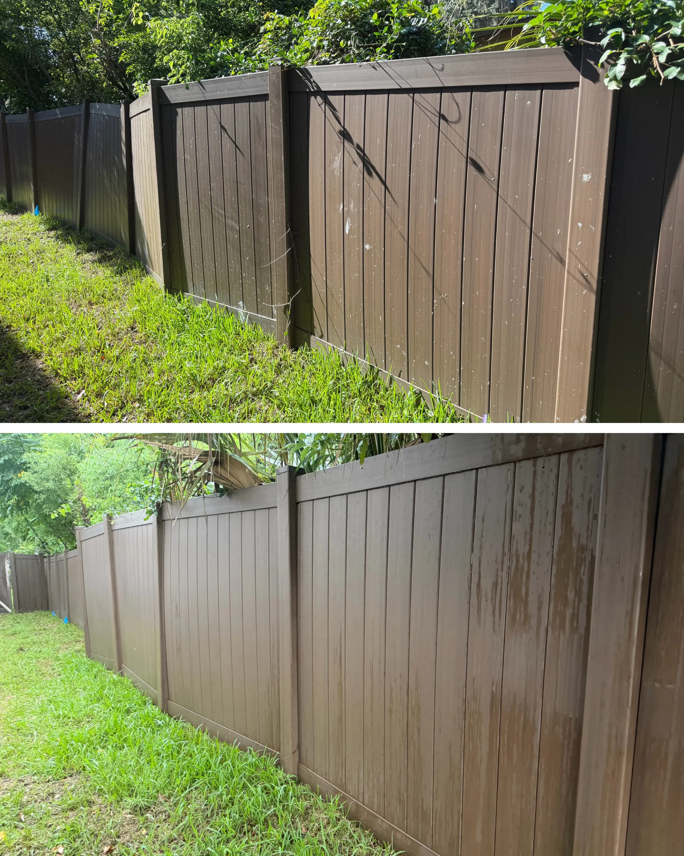 Project Concrete Splatter Removed From This Wekiwa Springs Fence image