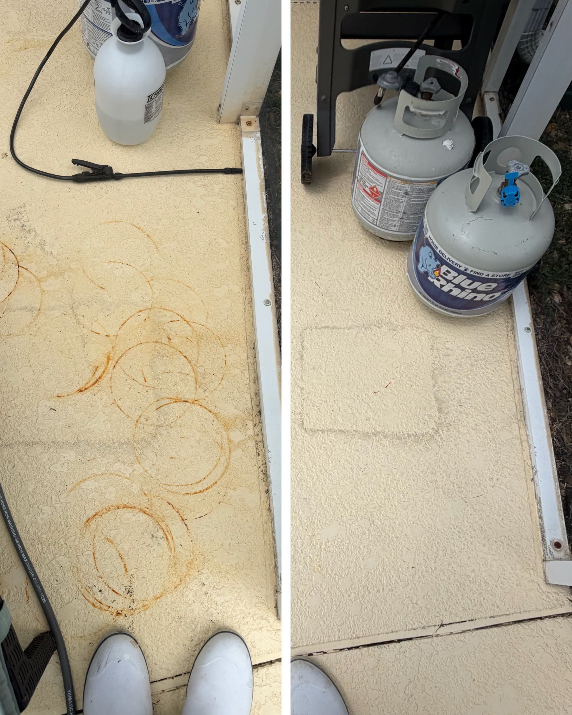 Pool Patio Rust Stain Removal in Orlando image