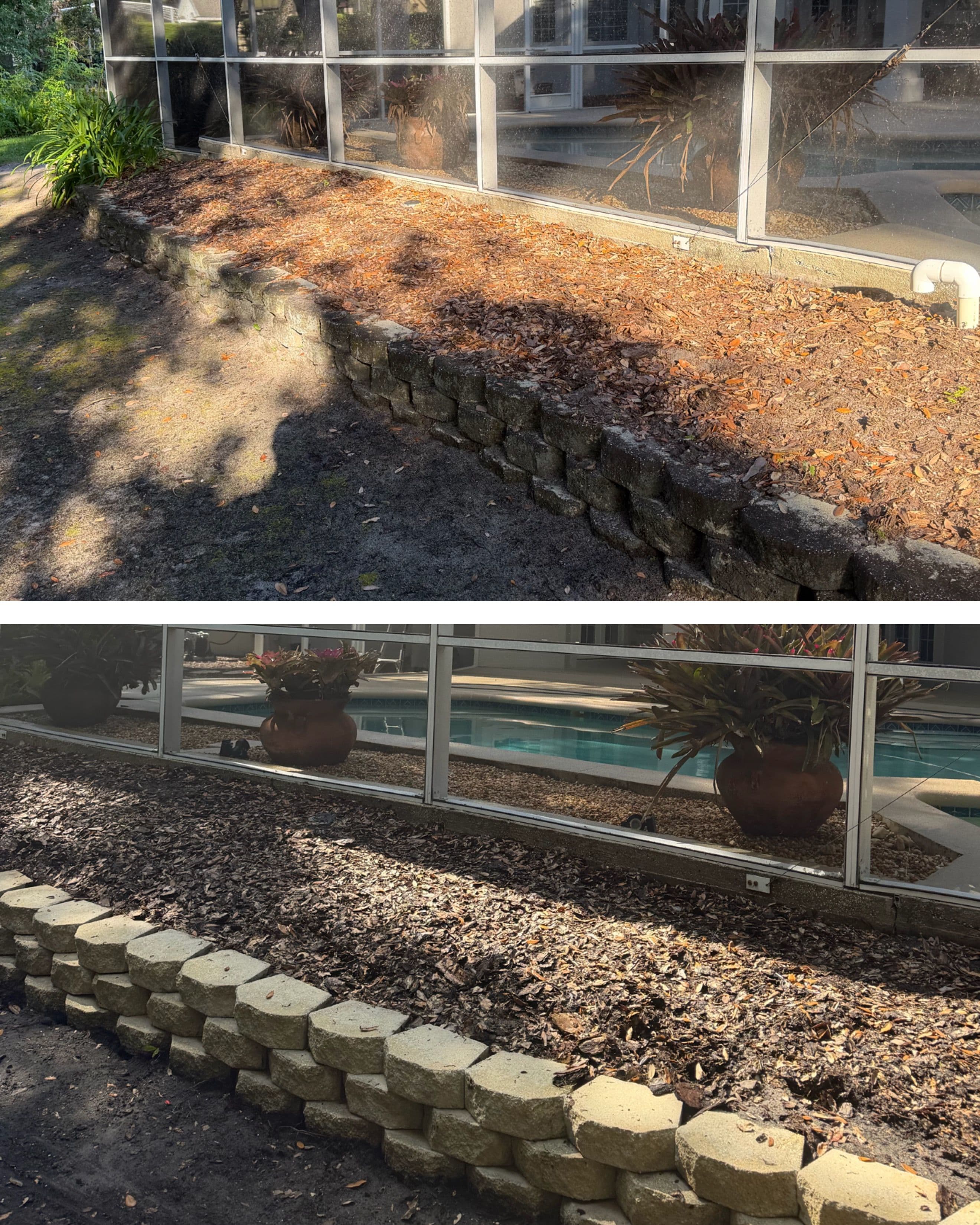 Project Retaining Wall Pressure Wash in Belle Isle That Speaks for Itself image