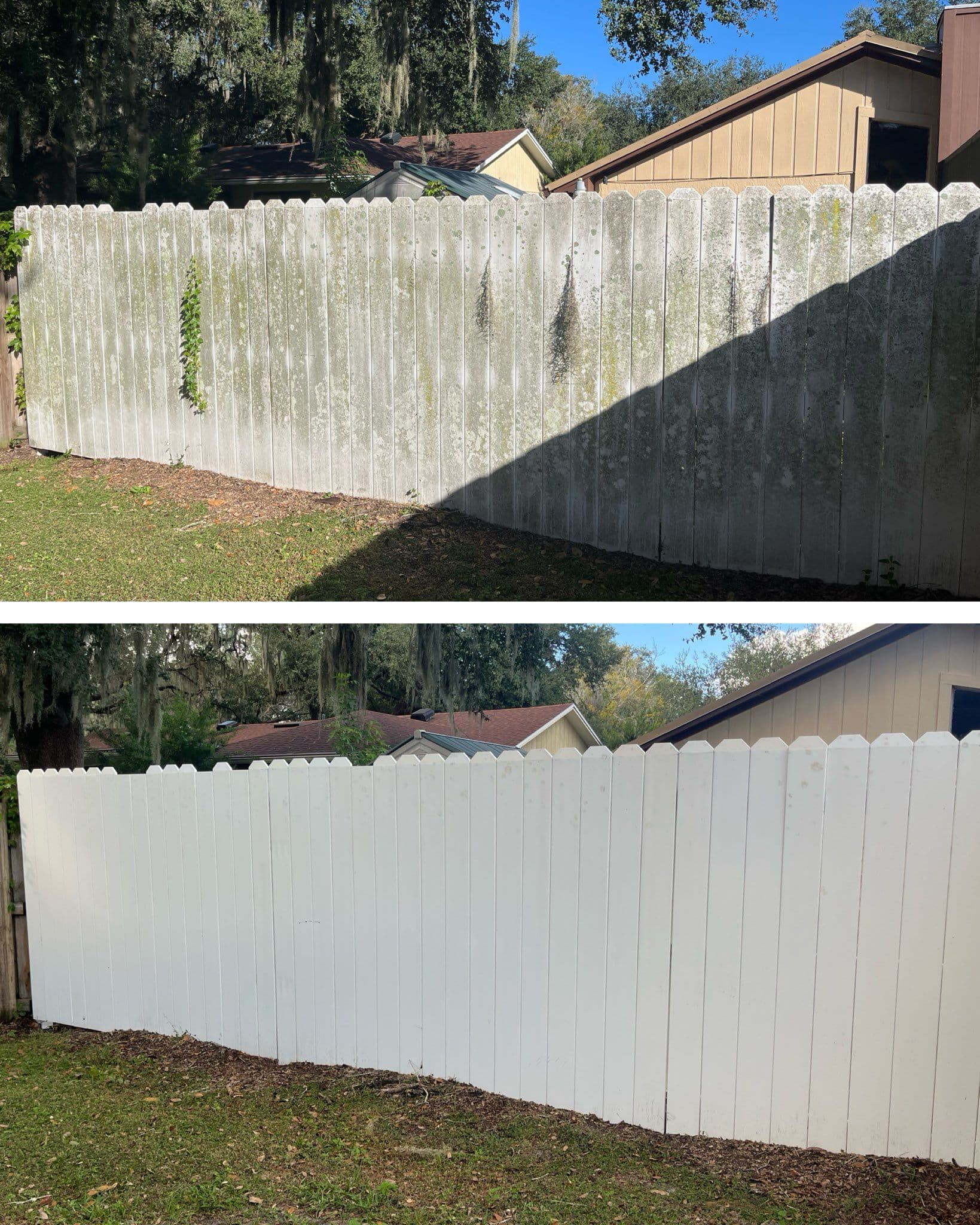 Project Fence Makeover with Pressure Washing Magic image