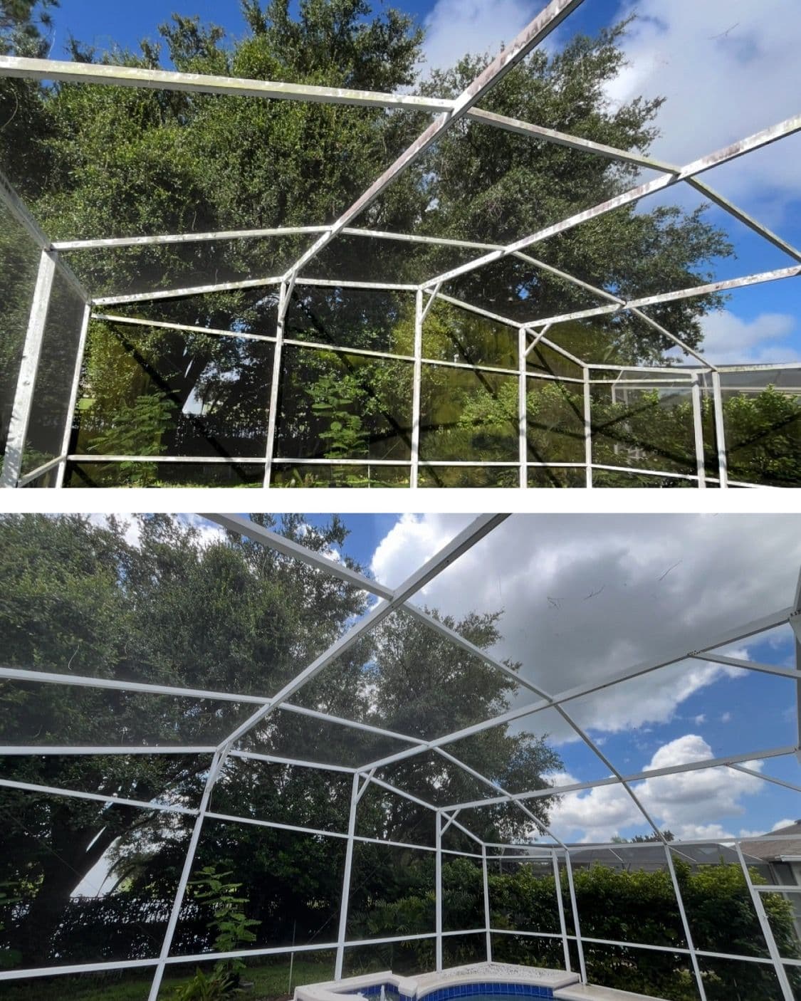 Project Revitalized Pool Cage Gleams in Orlando image