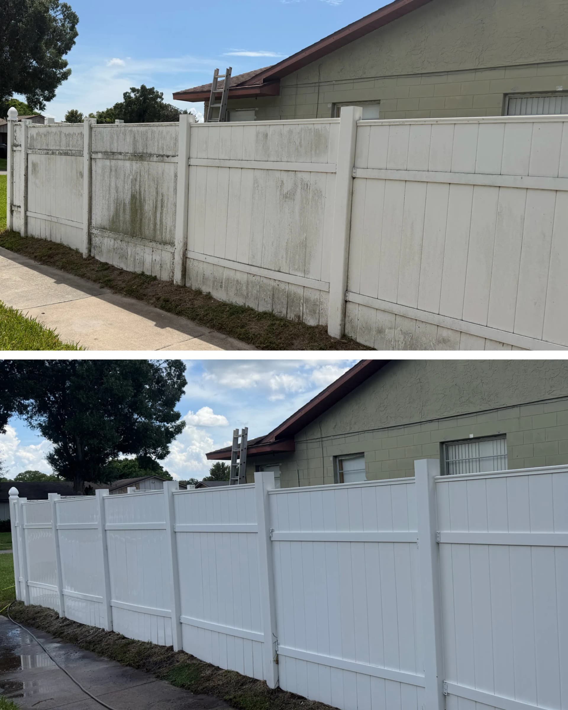 Vinyl Fence Cleaning Done Right in Orlando image